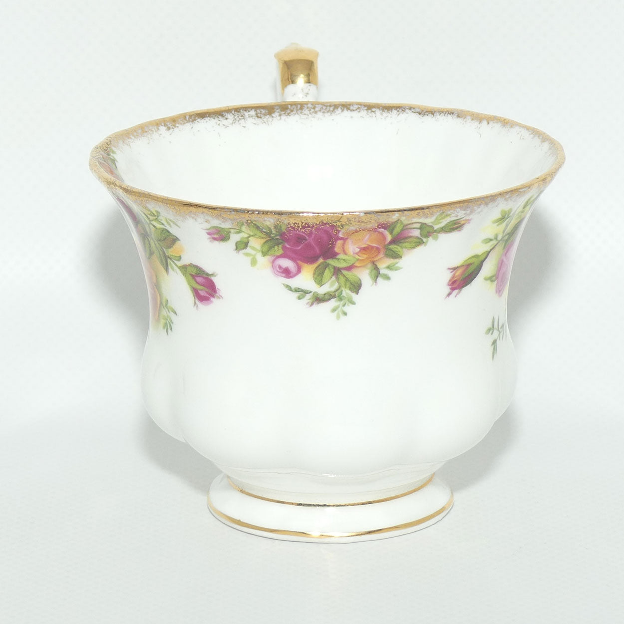 Royal Albert Bone China England Old Country Roses tea trio | Early backstamp