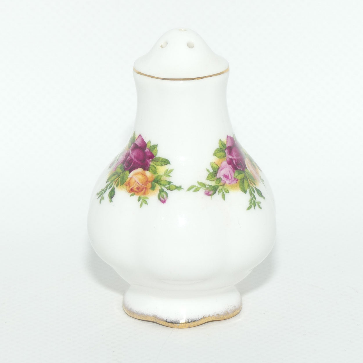 Royal Albert Bone China England Old Country Roses salt shaker