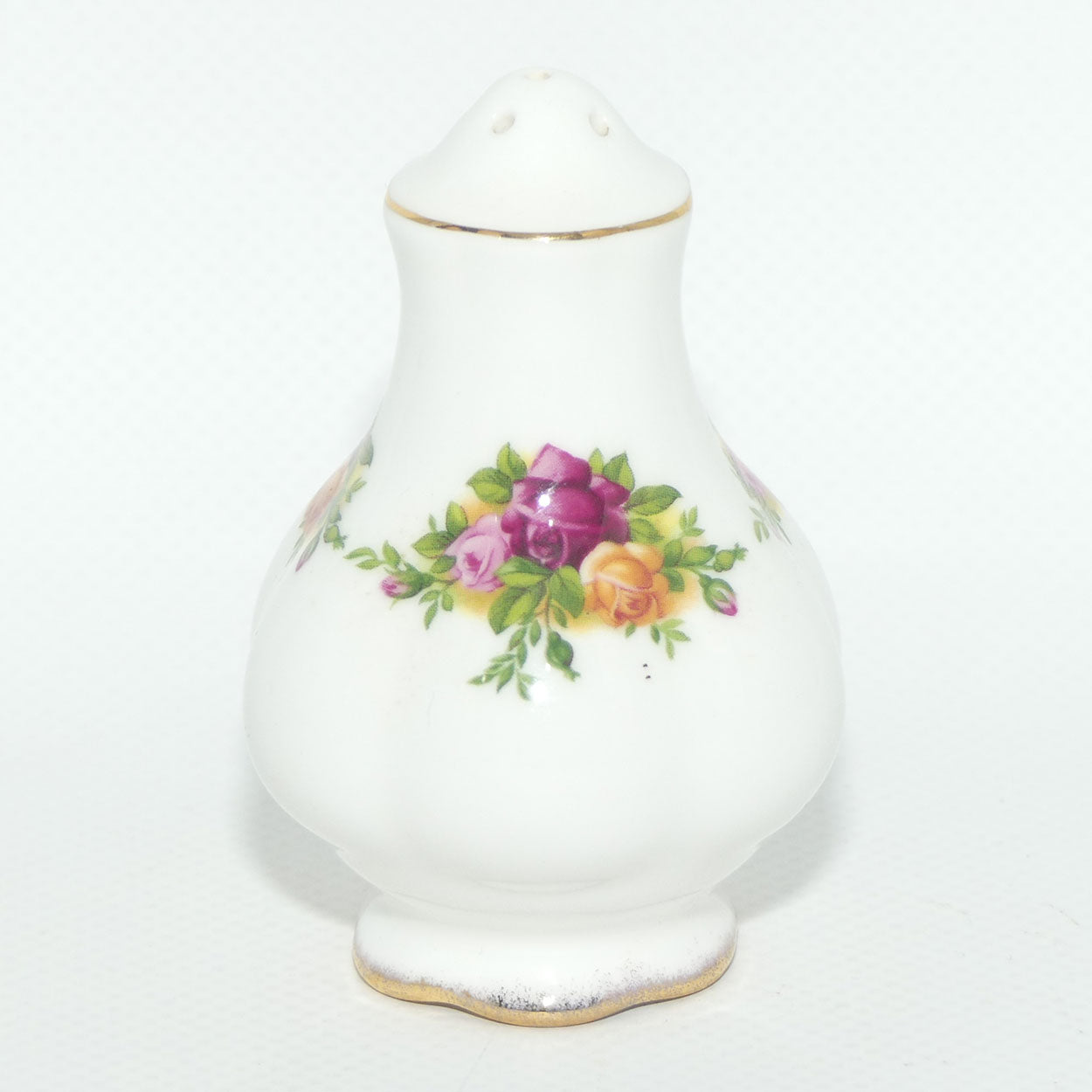 Royal Albert Bone China England Old Country Roses salt shaker