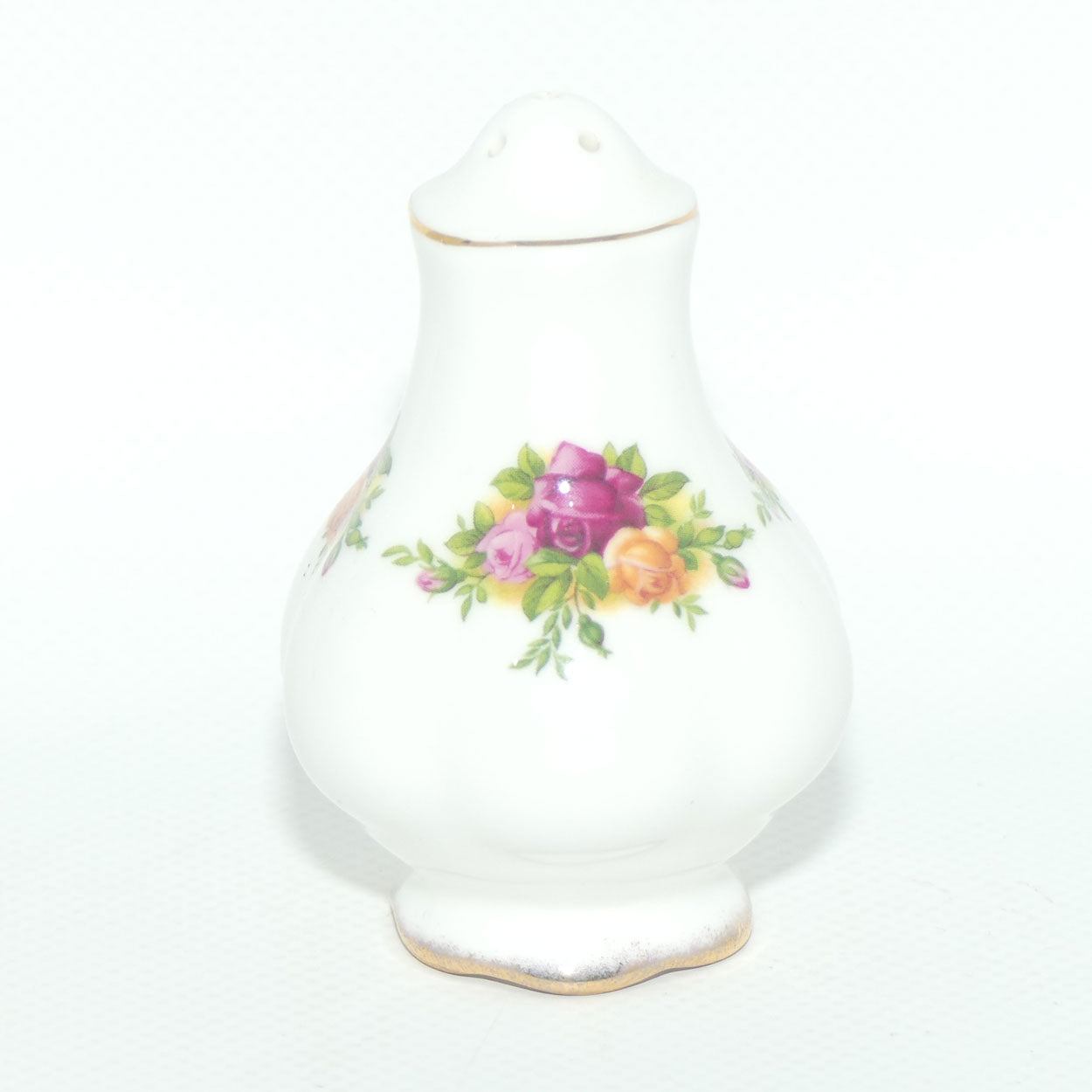 Royal Albert Bone China England Old Country Roses salt shaker
