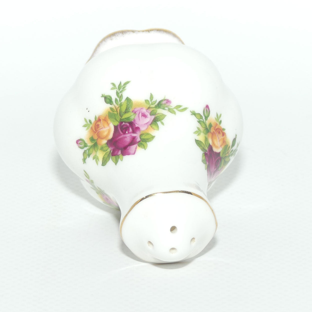 Royal Albert Bone China England Old Country Roses salt shaker