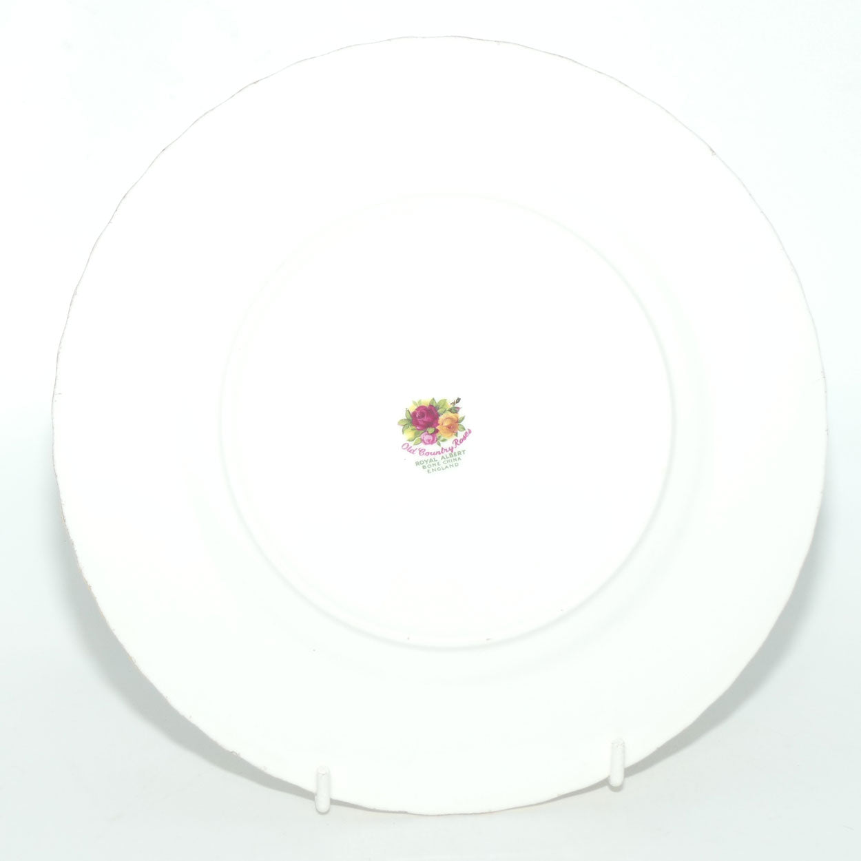 Royal Albert Bone China England Old Country Roses set of 6 entree or salad plates | 20.5cm diam | early backstamp