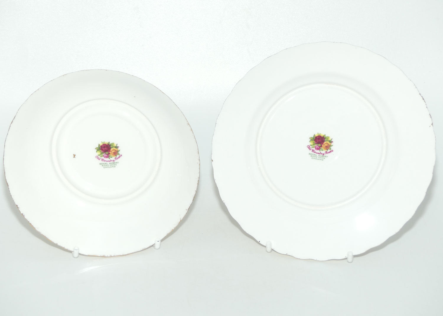 Royal Albert Bone China England Old Country Roses trio set of 6 | Early Backstamp | #2