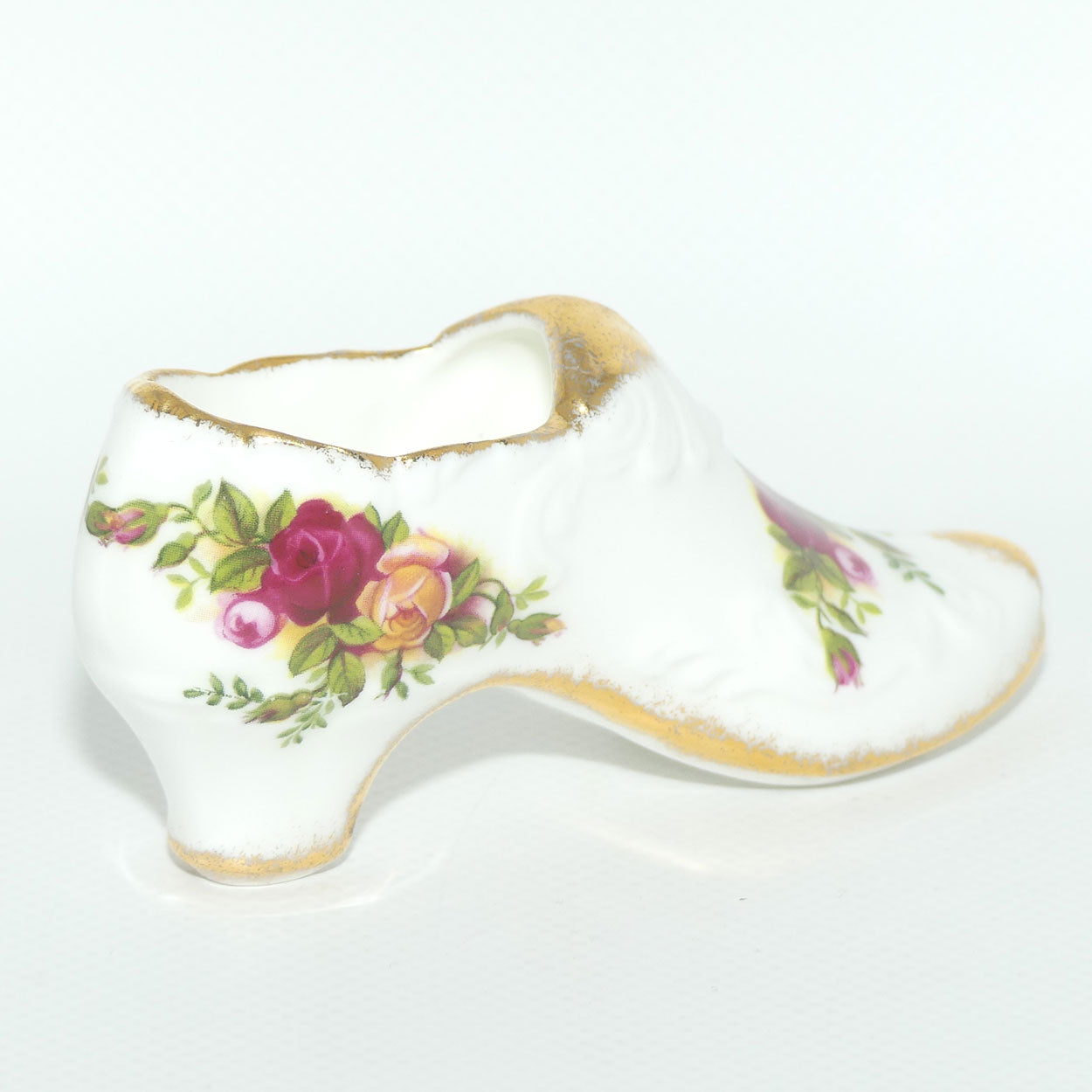 Royal Albert Bone China England Old Country Roses slipper | early stamp | #2