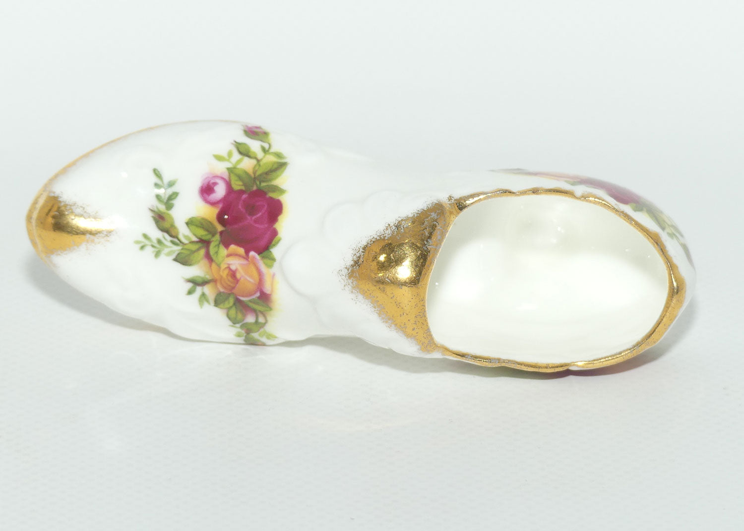 Royal Albert Bone China England Old Country Roses slipper | early stamp | #2