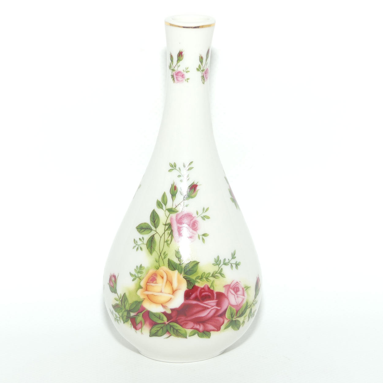 Royal Albert Bone China Old Country Roses bud vase | Asian made