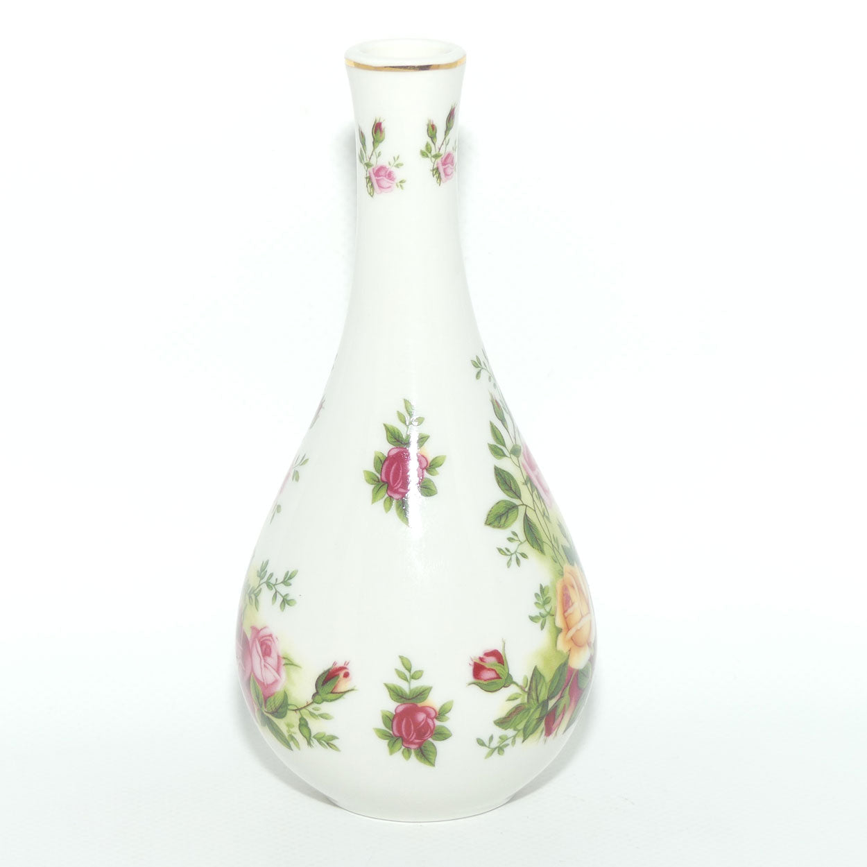 Royal Albert Bone China Old Country Roses bud vase | Asian made