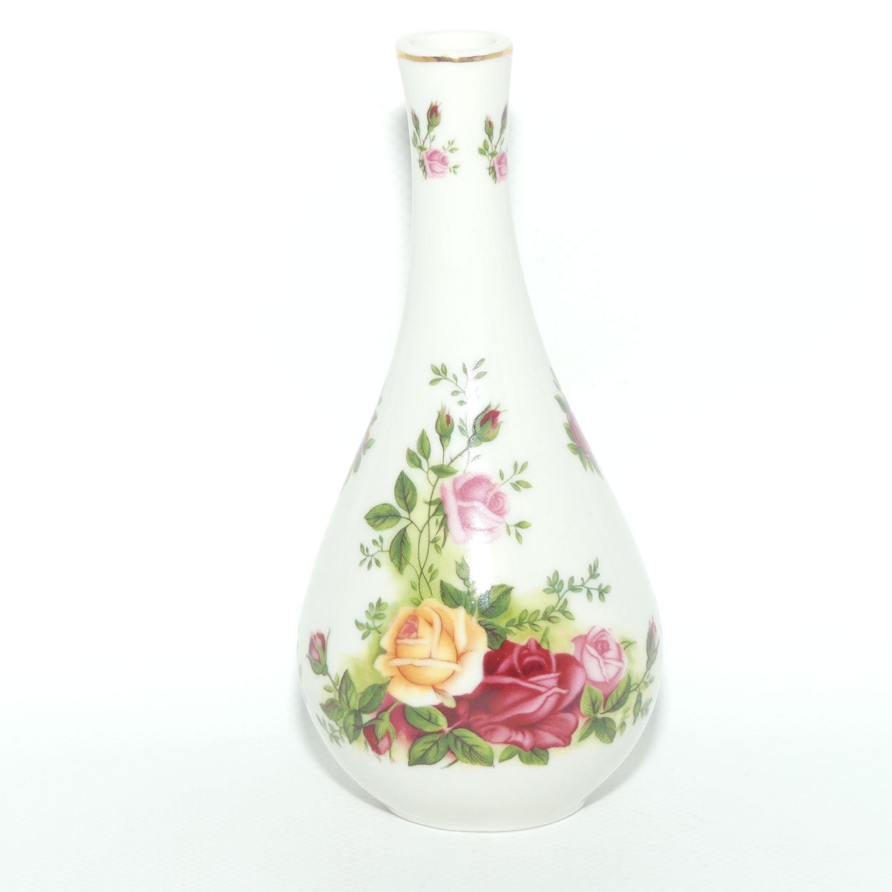 Royal Albert Bone China Old Country Roses bud vase | Asian made