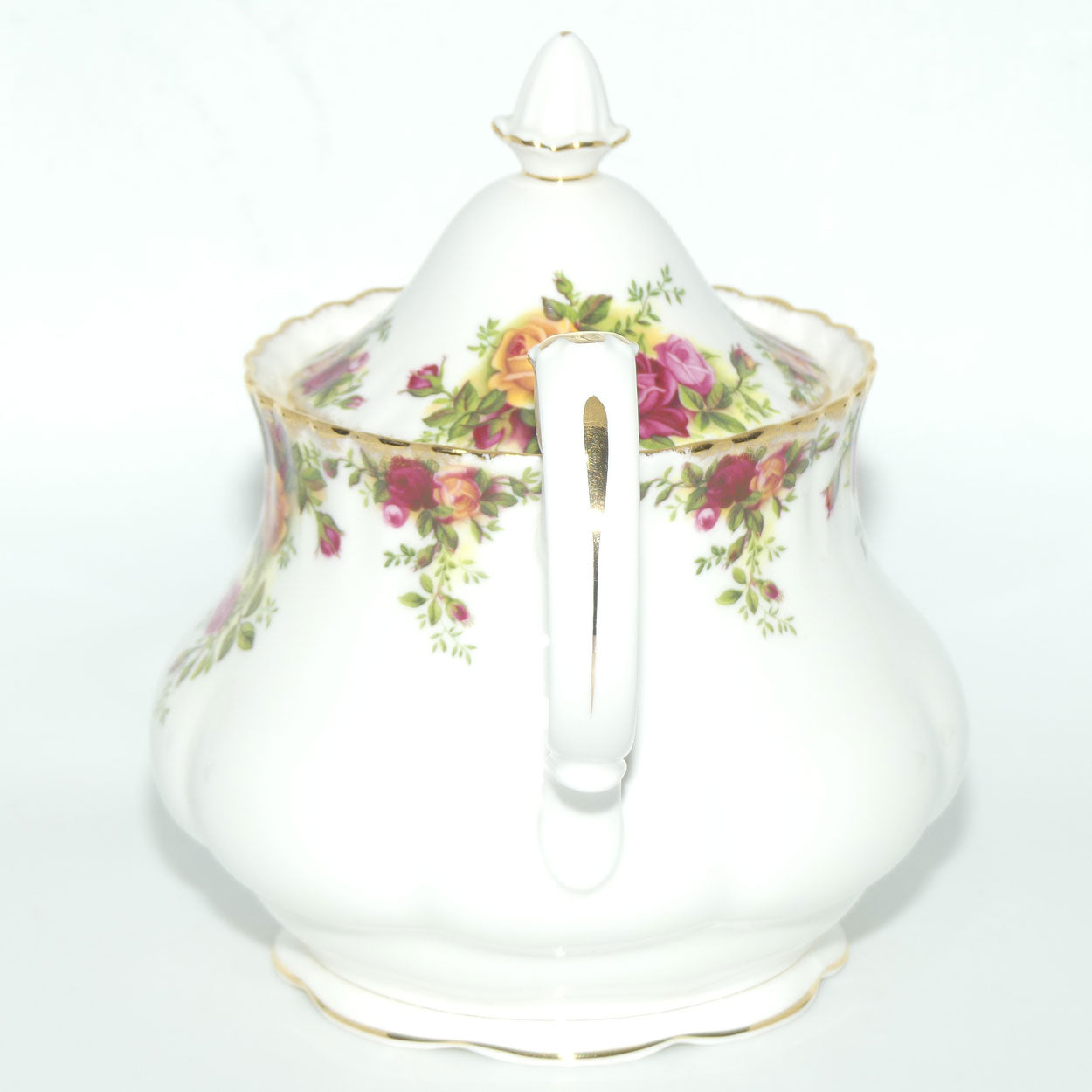 Royal Albert Bone China England Old Country Roses tea pot | 1250ml | Early Backstamp