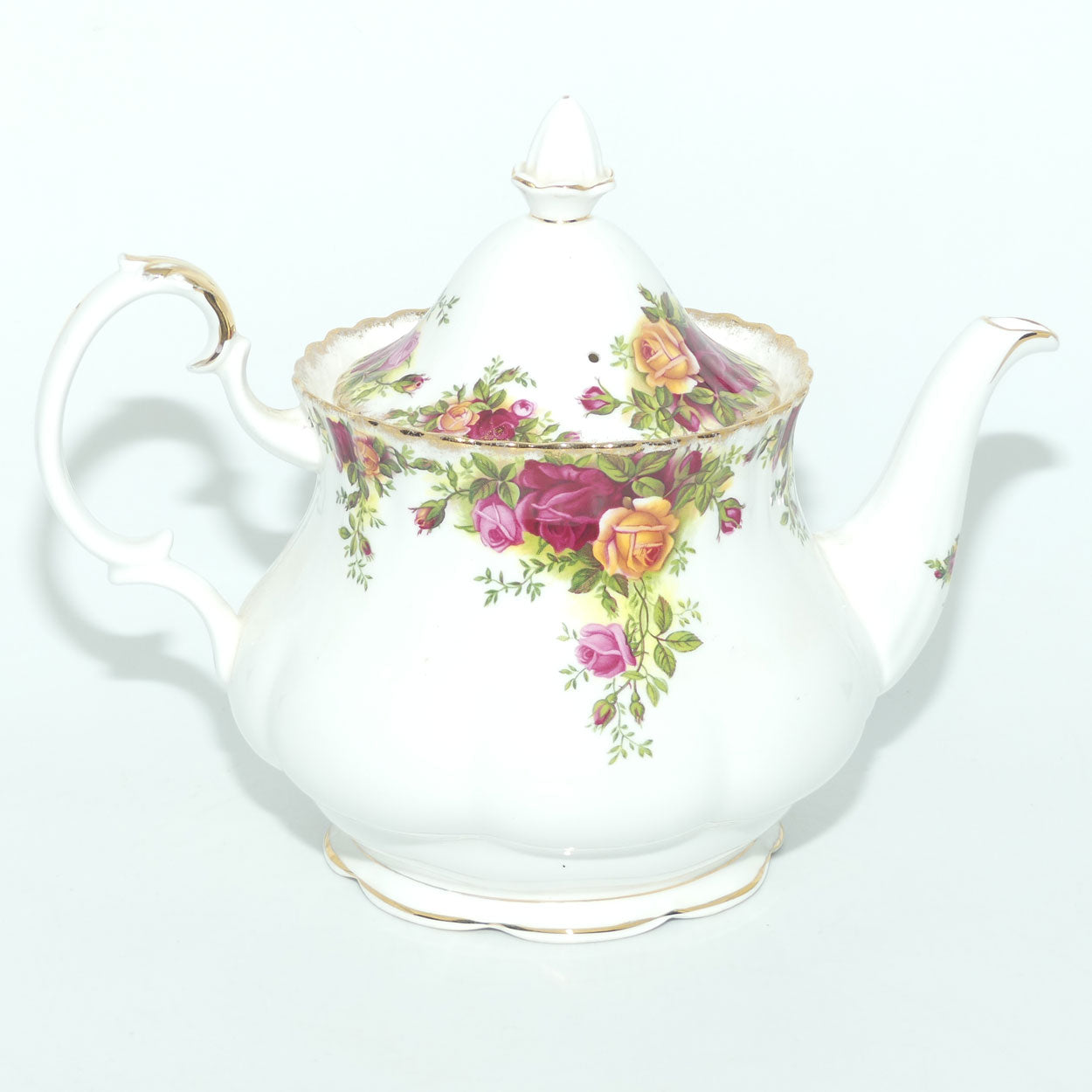 Royal Albert Bone China England Old Country Roses tea pot | 1250ml | early backstamp