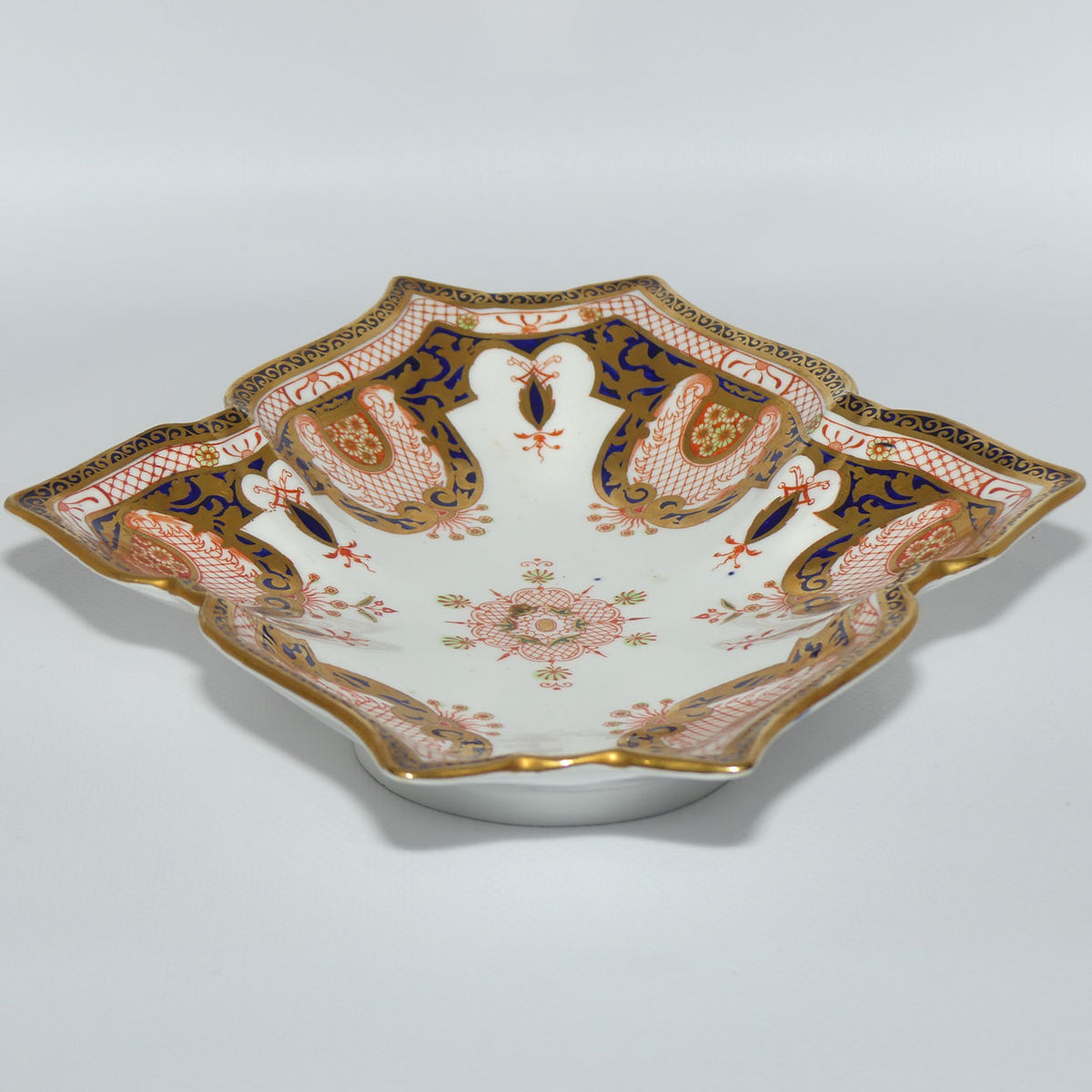 Royal Crown Derby Imari fancy diamond shaped server | Pattern 3253 | c.1892