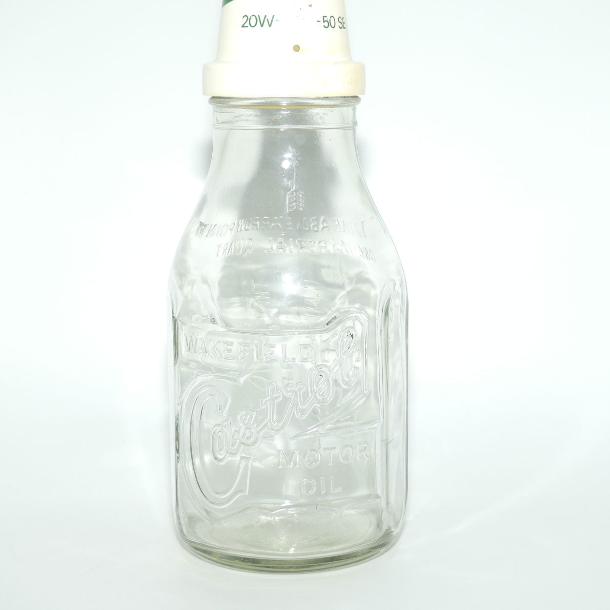 Castrol Wakefield Motor Oil oil bottle and pourer | One Imperial Quart