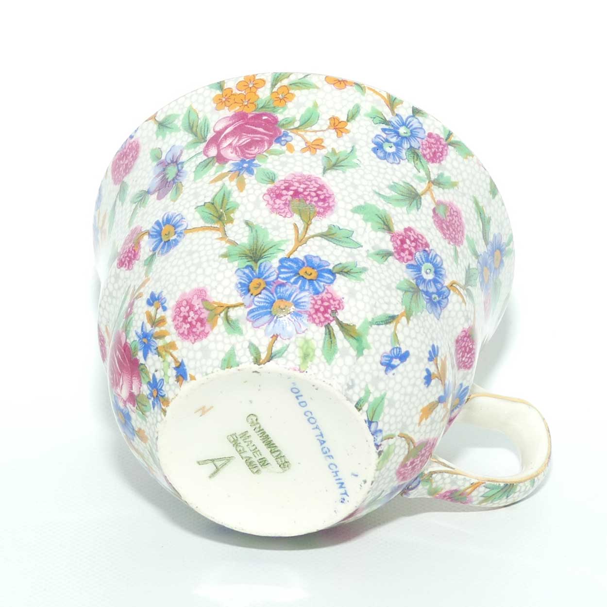 Royal Winton Old Cottage Chintz tea trio