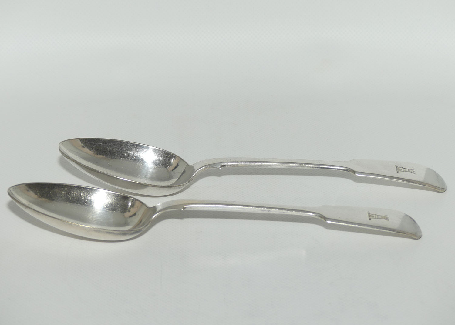 Set of 2 Elkington & Company | Silver Plated Old English Pattern Table/Serving Spoons | 22.5cm
