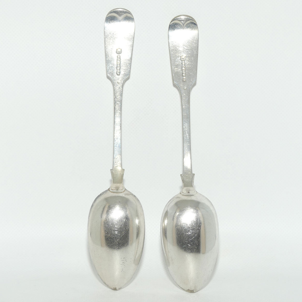 Set of 2 Elkington & Company | Silver Plated Old English Pattern Table/Serving Spoons | 22.5cm