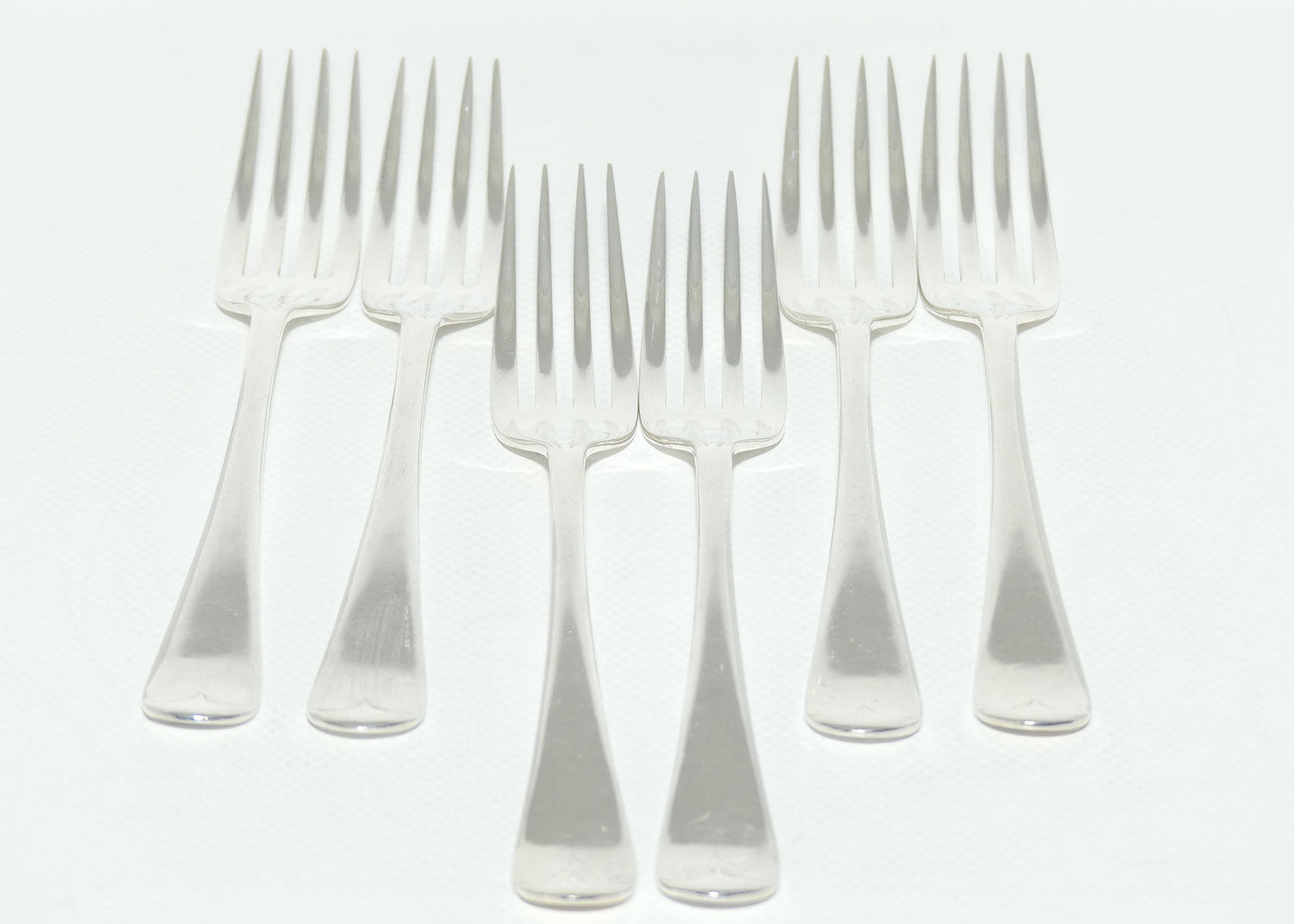Set of 6 Westminster | Silver Plated Old English Pattern Dinner Forks | 19.5cm