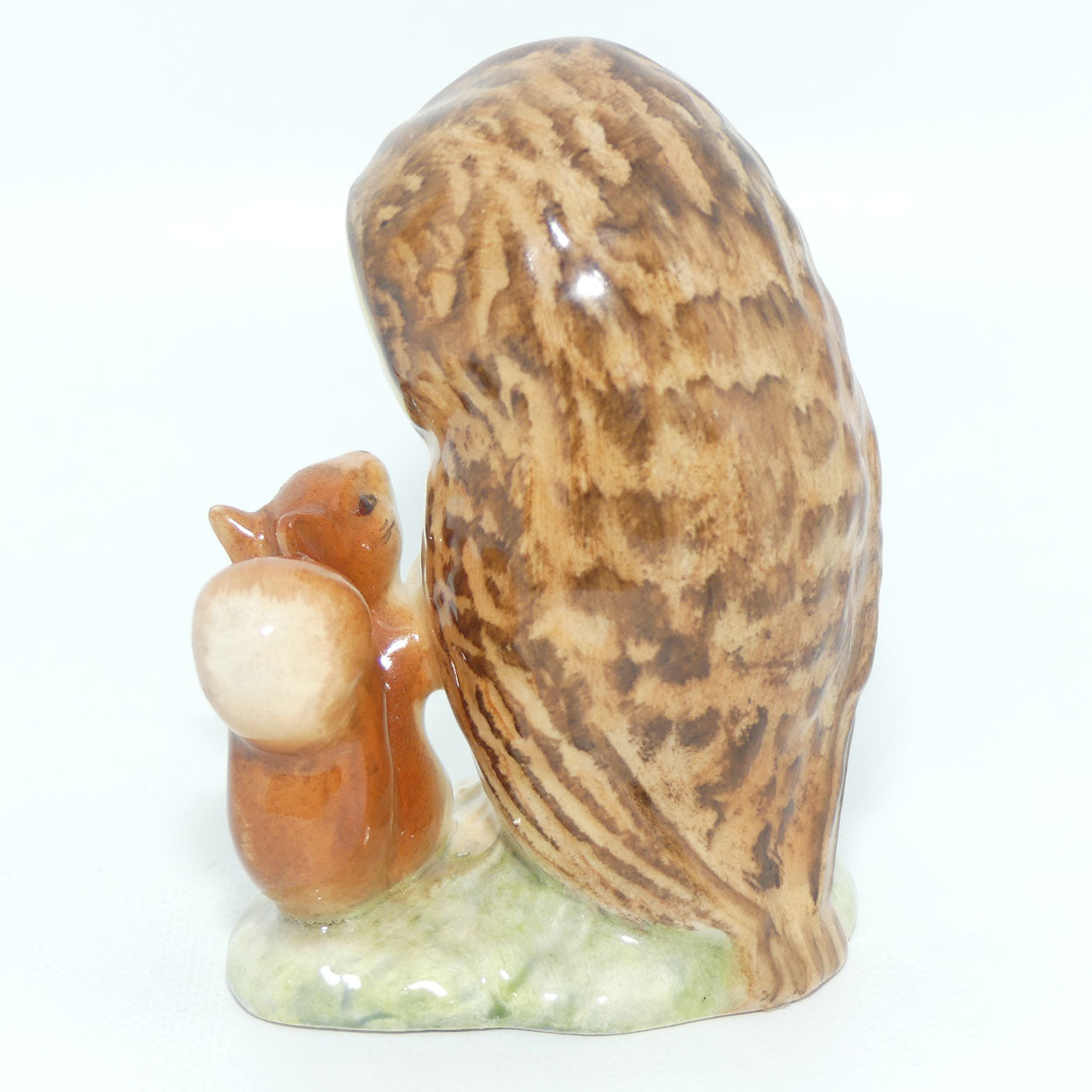Beswick Beatrix Potter Old Mr Brown | BP2a Gold Oval | #1