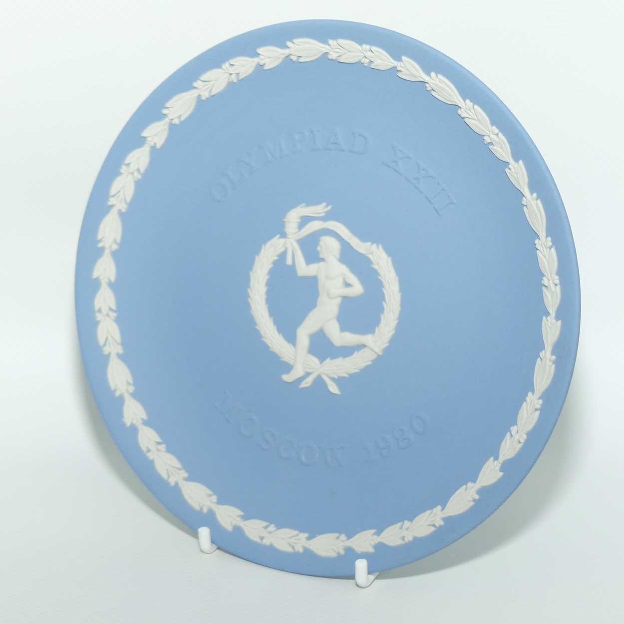 Wedgwood Jasper | White on Pale Blue | Olympiad XXII | Moscow 1980 | Boxed