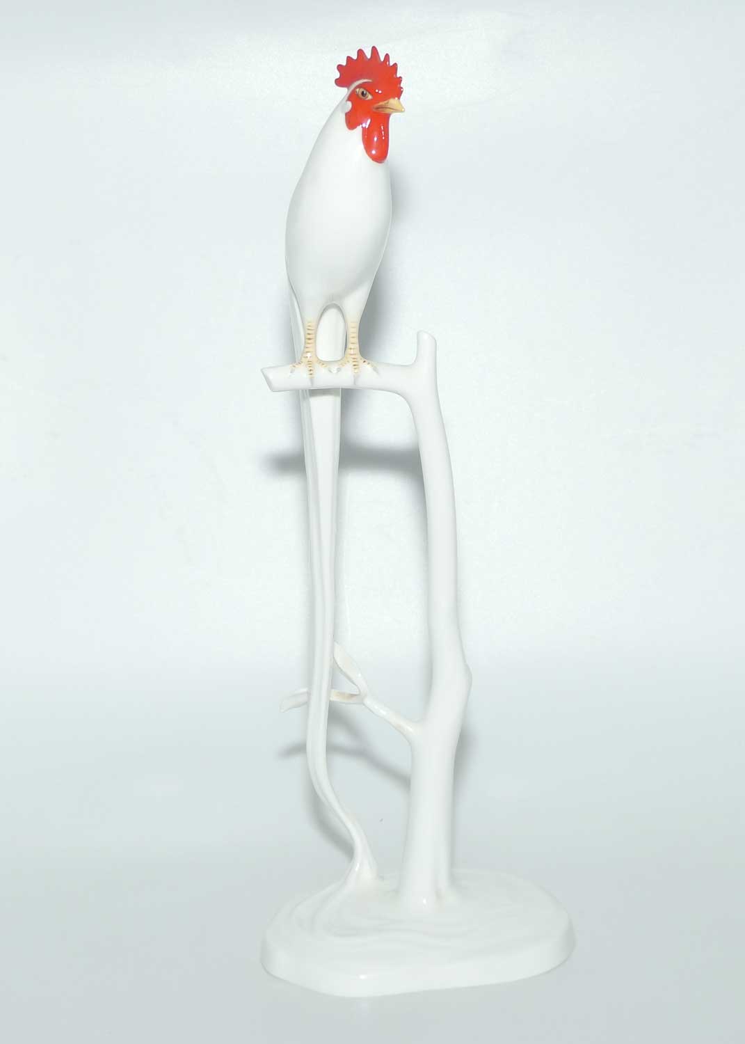 Noritake Bone China Japan | Tall Onagadori Long Tailed Rooster on Perch