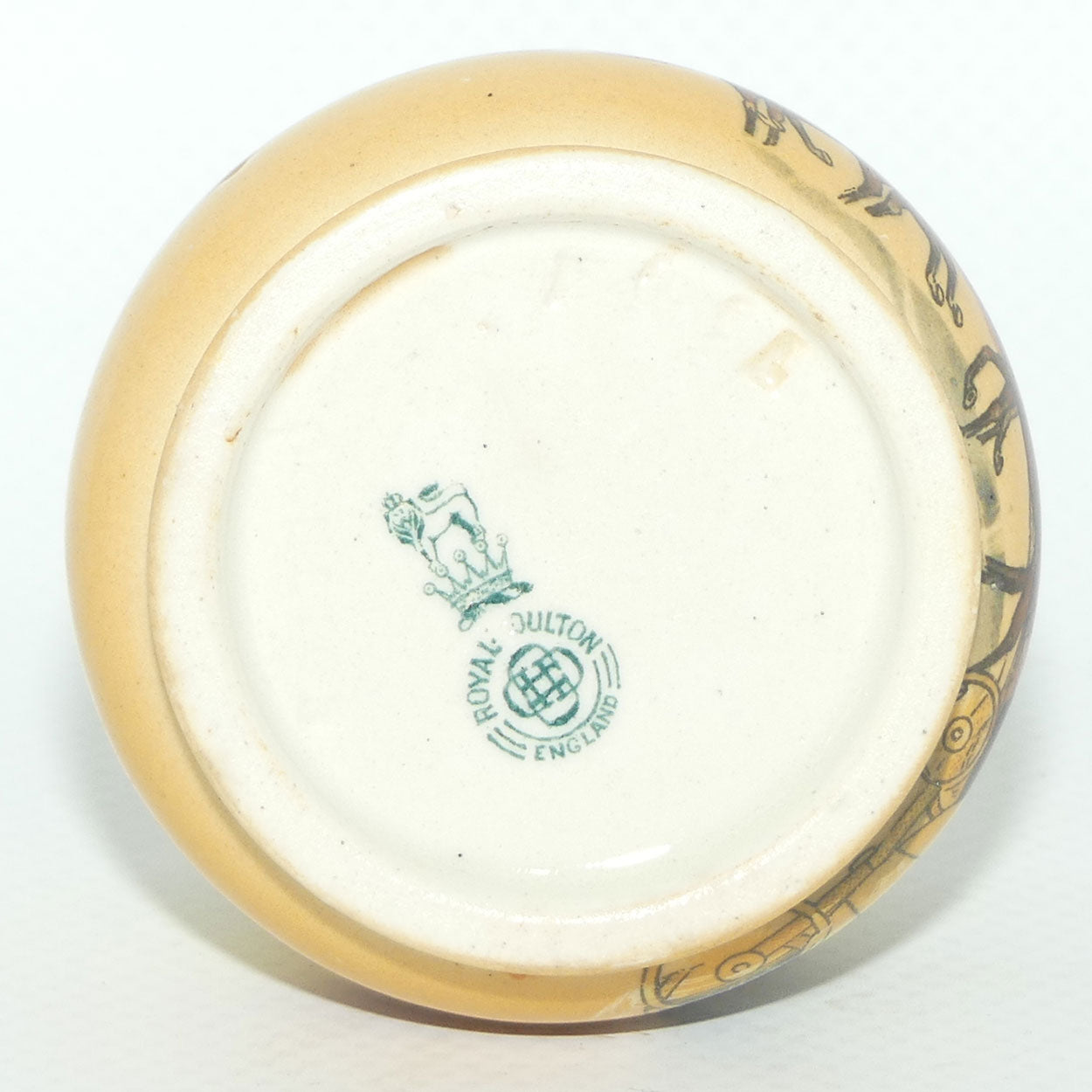 Royal Doulton Coaching Days open salt | EP rim