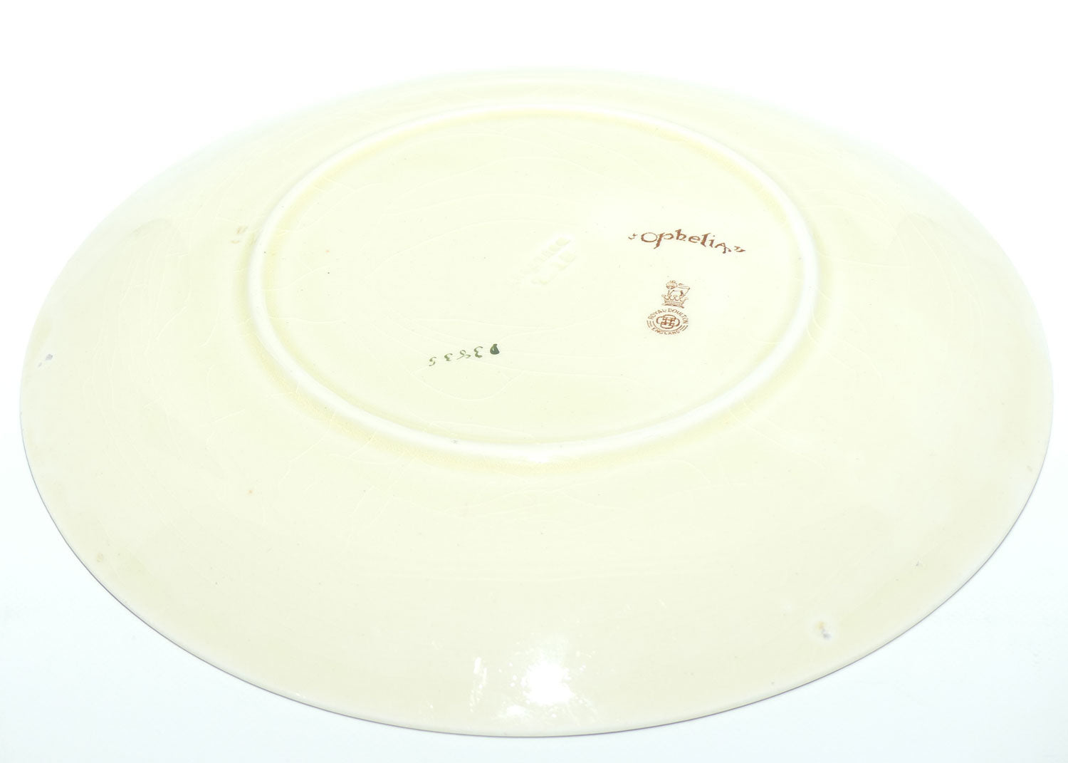 Royal Doulton Shakespearean Ophelia plate D3835 | Special Background | 22.5cm