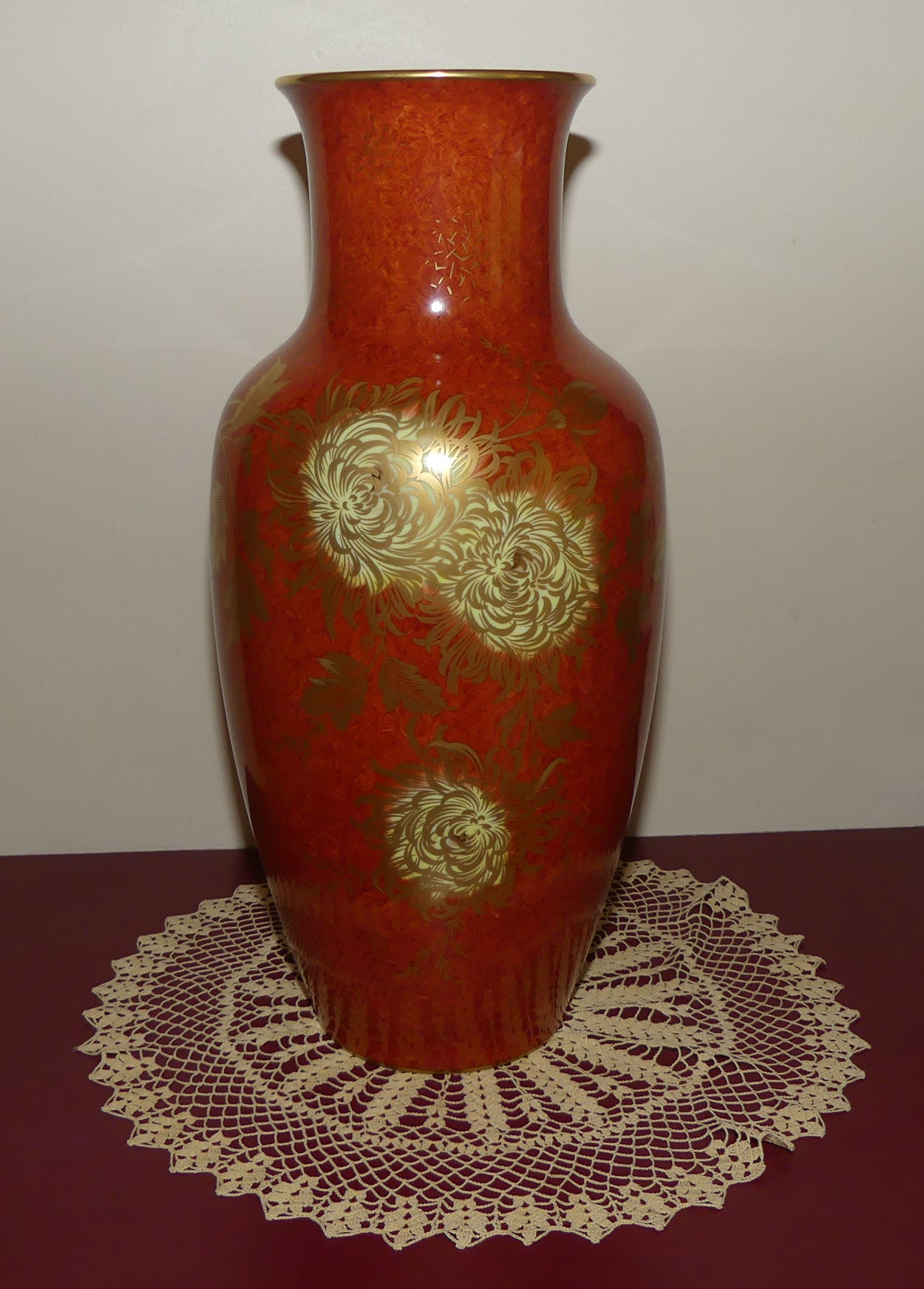 AK Kaiser Germany large Patricia pattern floor vase