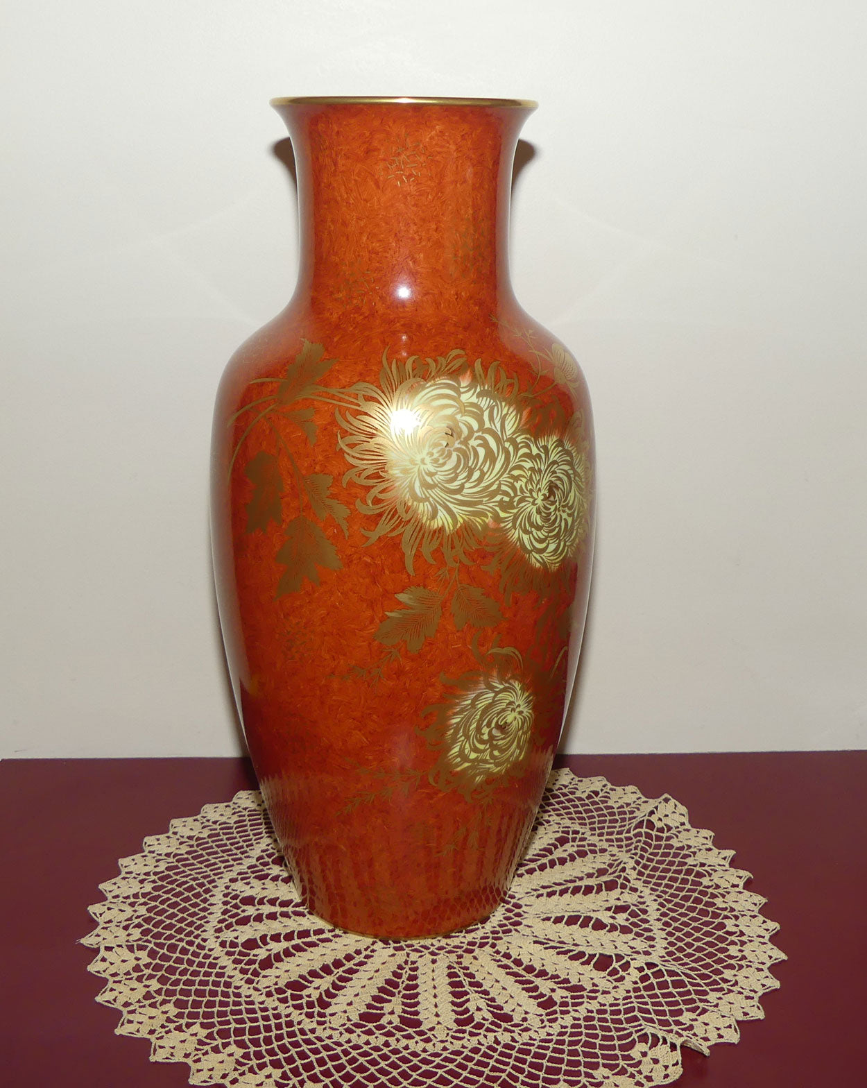 AK Kaiser Germany large Patricia pattern floor vase