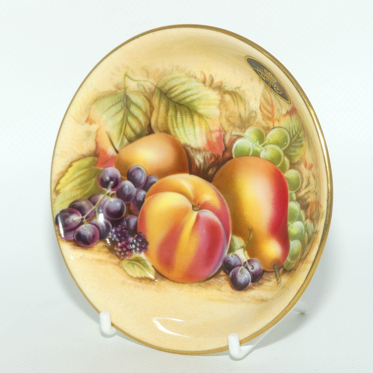 Aynsley Orchard Gold round dish | 11cm diameter