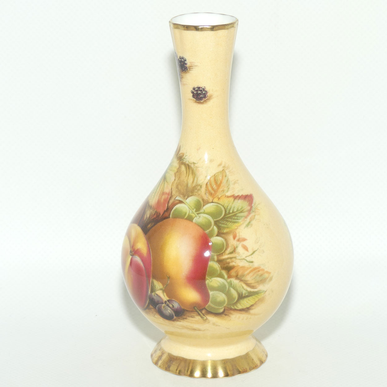 Aynsley Orchard Gold narrow neck vase | #2