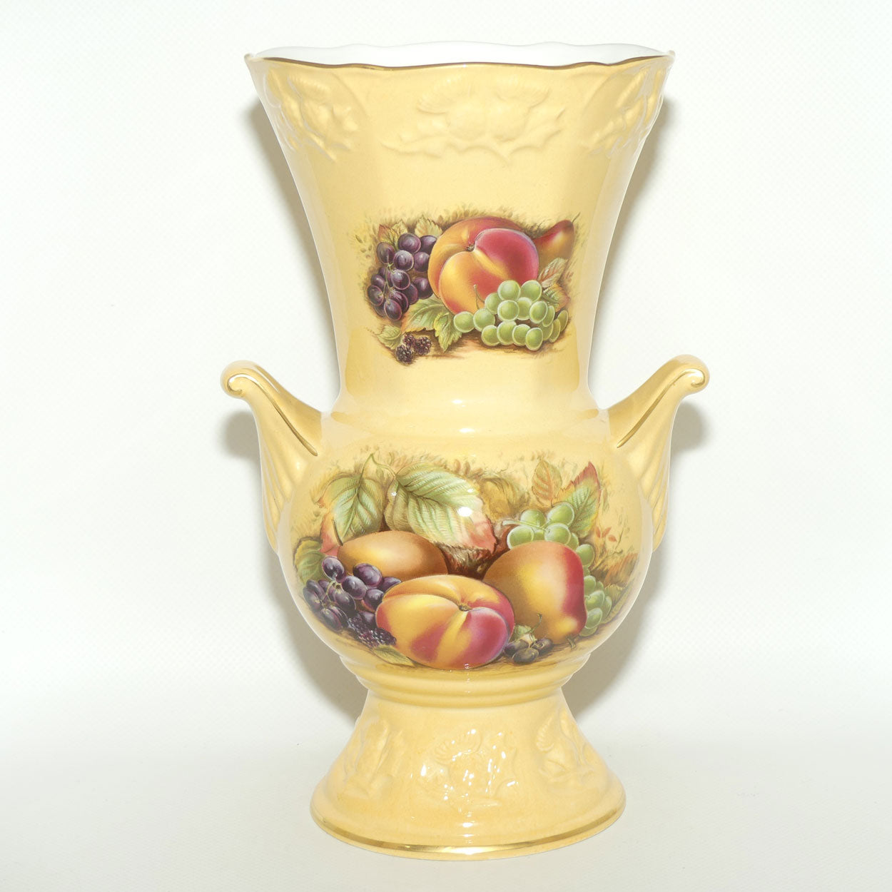 Aynsley Orchard Gold Limited Edition Millennium Thistle vase | 25cm tall