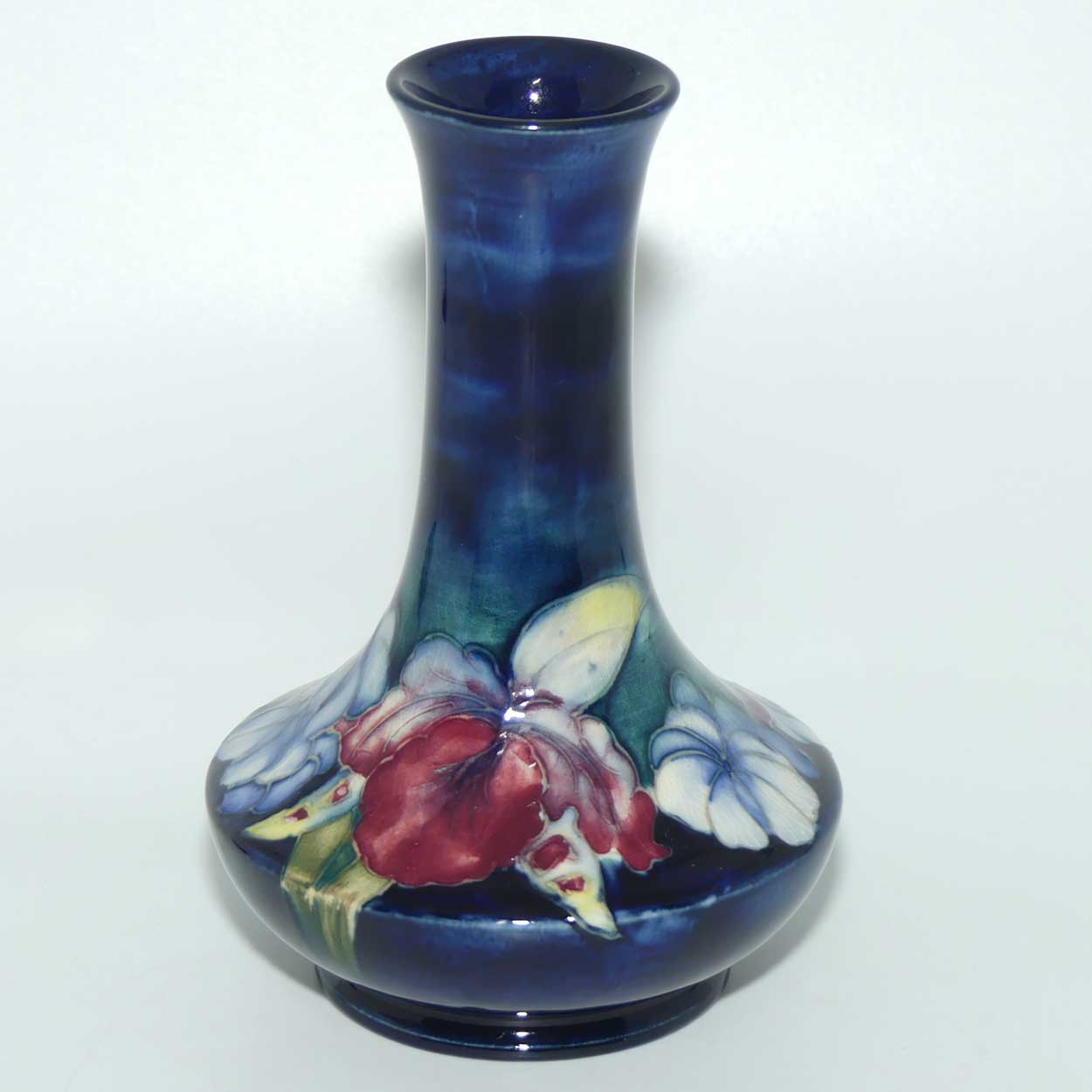 Walter Moorcroft Orchid (Blue) 62/6 vase | #2