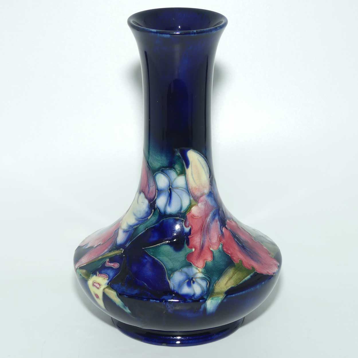 Walter Moorcroft Orchid (Blue) 62/8 vase