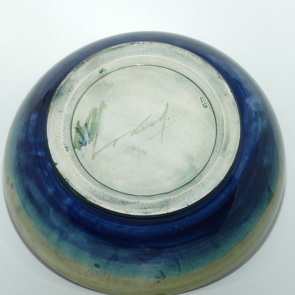 William Moorcroft Orchid large deep bowl (Green)