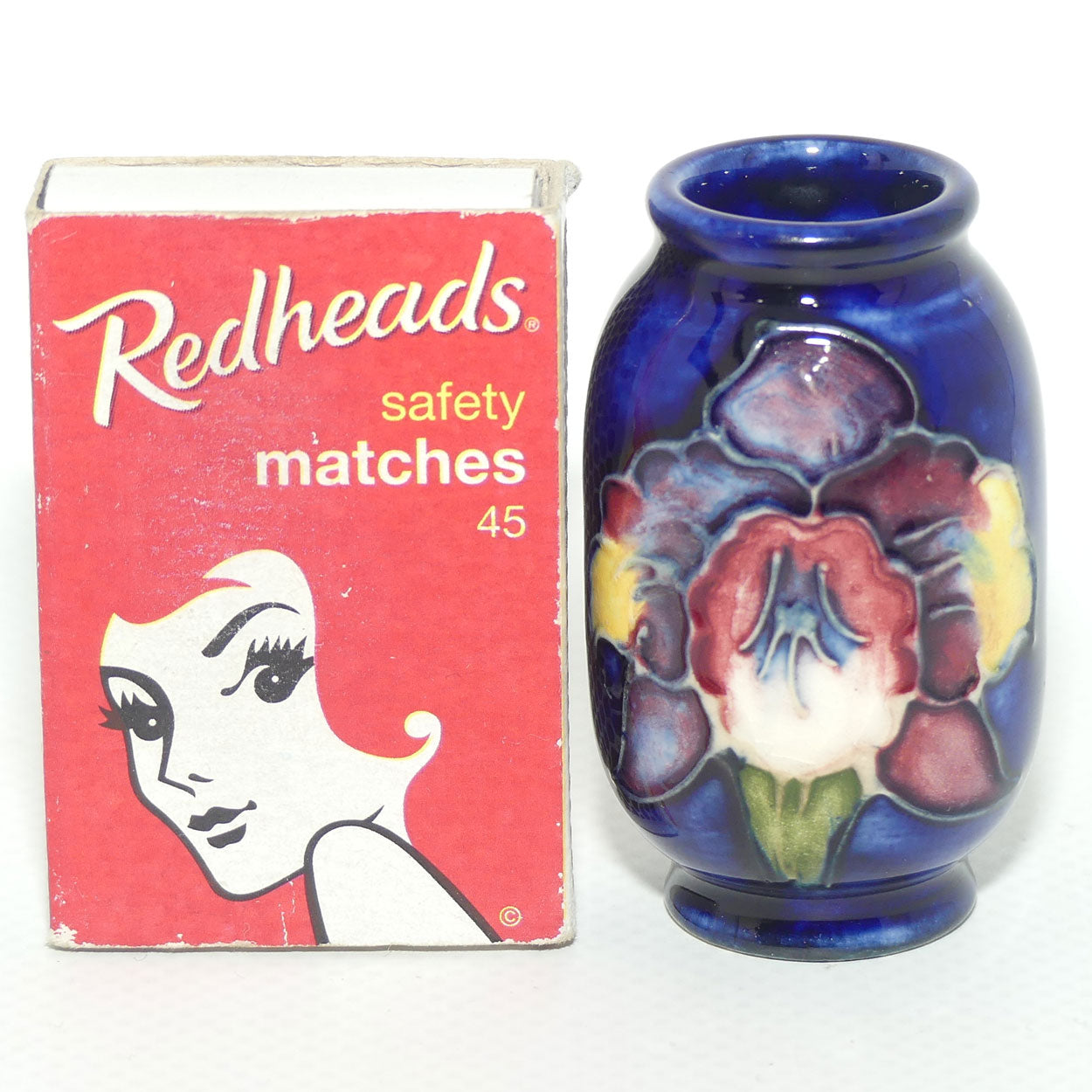 Walter Moorcroft Orchid miniature vase #2