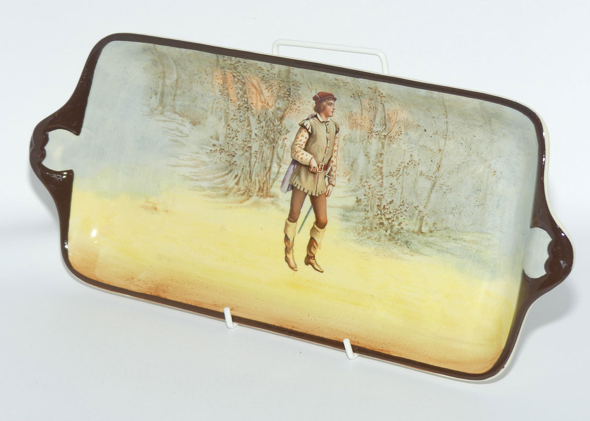Royal Doulton Shakespearean Orlando large sandwich tray D3596