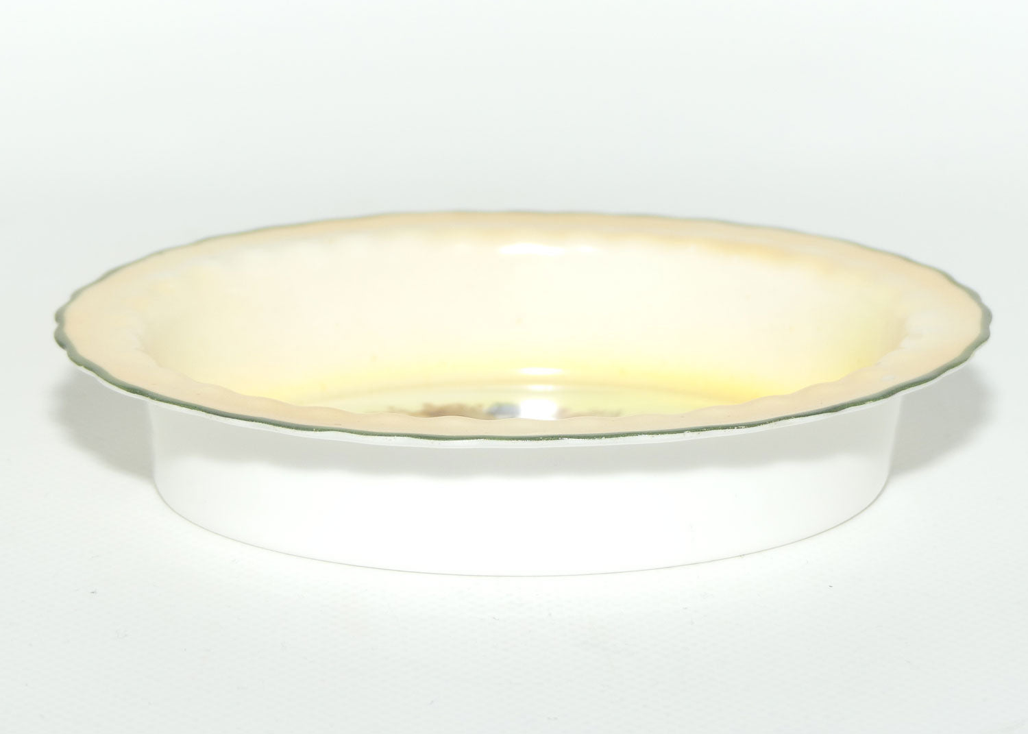 Royal Doulton Coaching Days oval dish E3804 #1 | Rare Scene | Passenger with bags and Youth with buckets