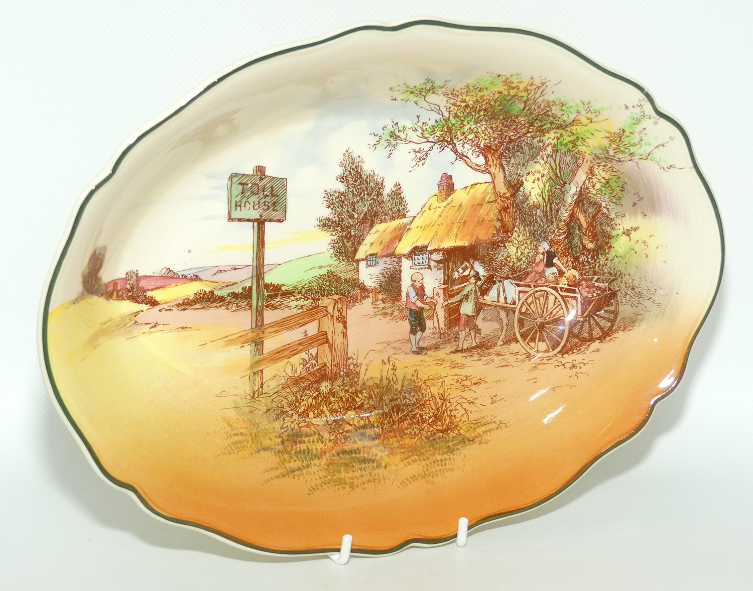 Royal Doulton Rustic England large oval bowl D6297