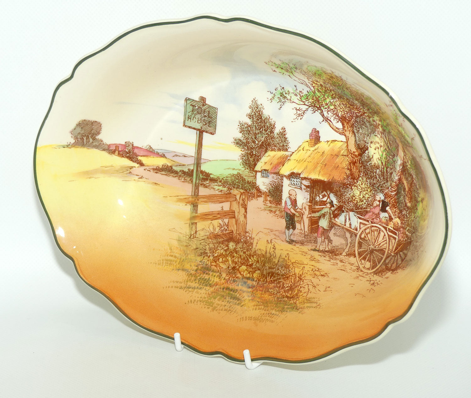 Royal Doulton Rustic England large oval bowl D6297