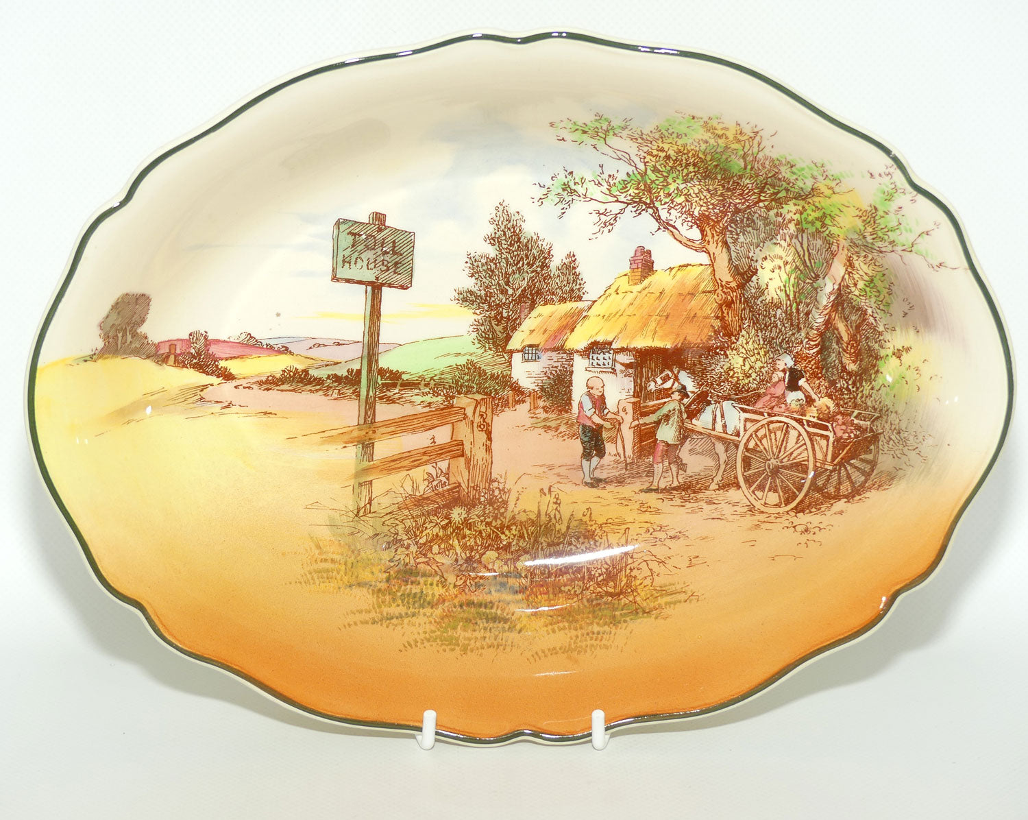 Royal Doulton Rustic England large oval bowl D6297
