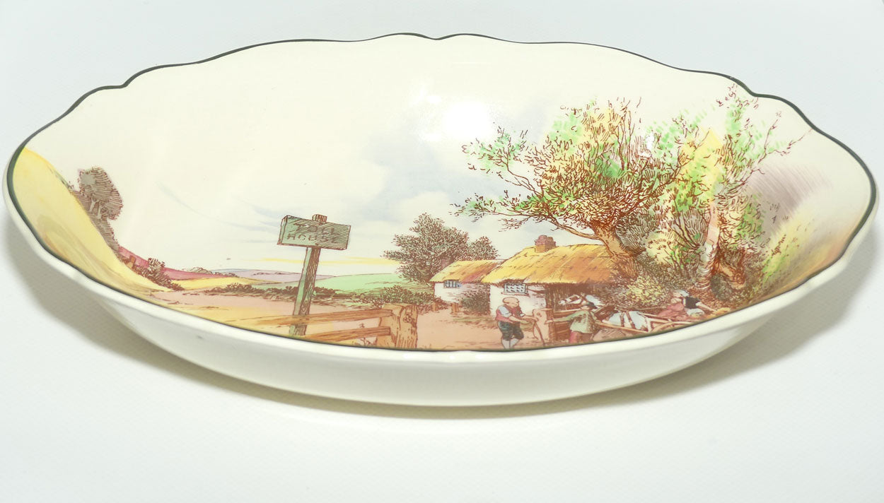 Royal Doulton Rustic England large oval bowl D6297