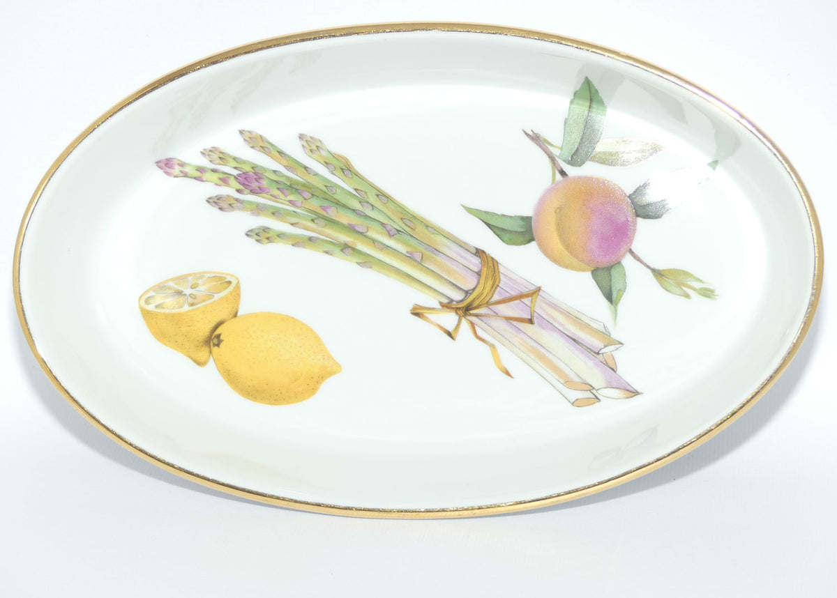 Royal Worcester Flameproof Porcelain | Evesham pattern | oval serving dish | 26cm wide
