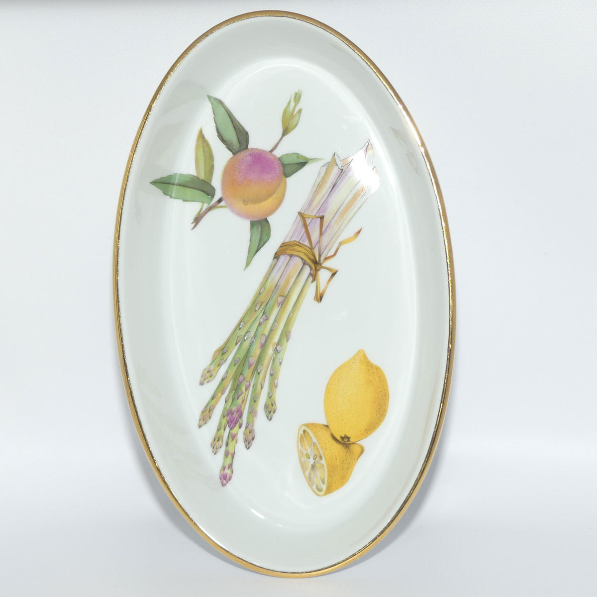Royal Worcester Flameproof Porcelain | Evesham pattern | oval serving dish | 26cm wide