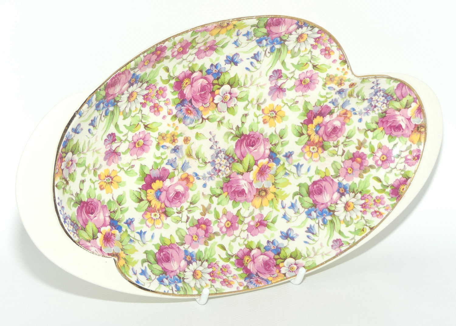 Royal Winton Summertime Chintz fancy shape tray