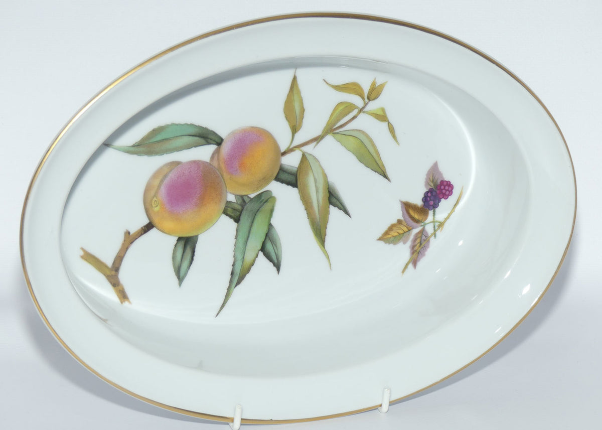Royal Worcester Fine Porcelain | Evesham pattern | oval baking dish | 28.5cm wide