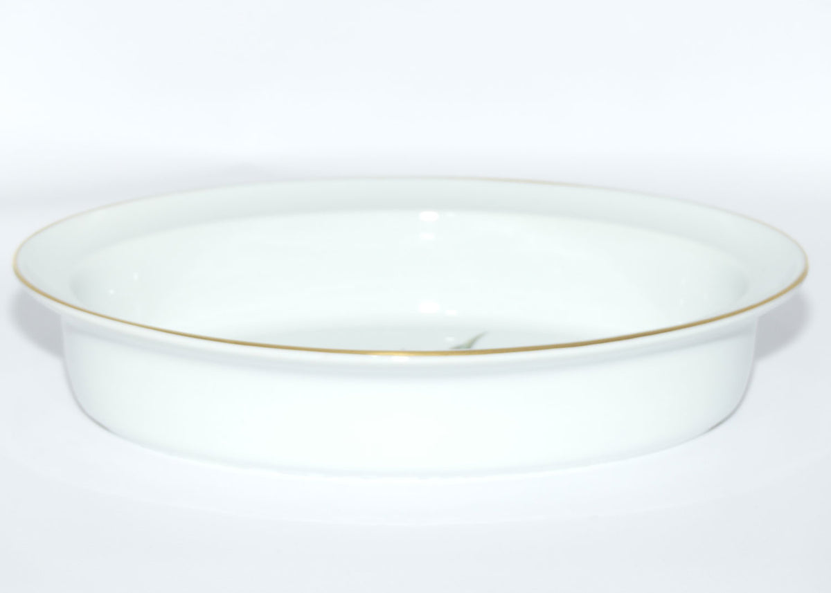 Royal Worcester Fine Porcelain | Evesham pattern | oval baking dish | 28.5cm wide
