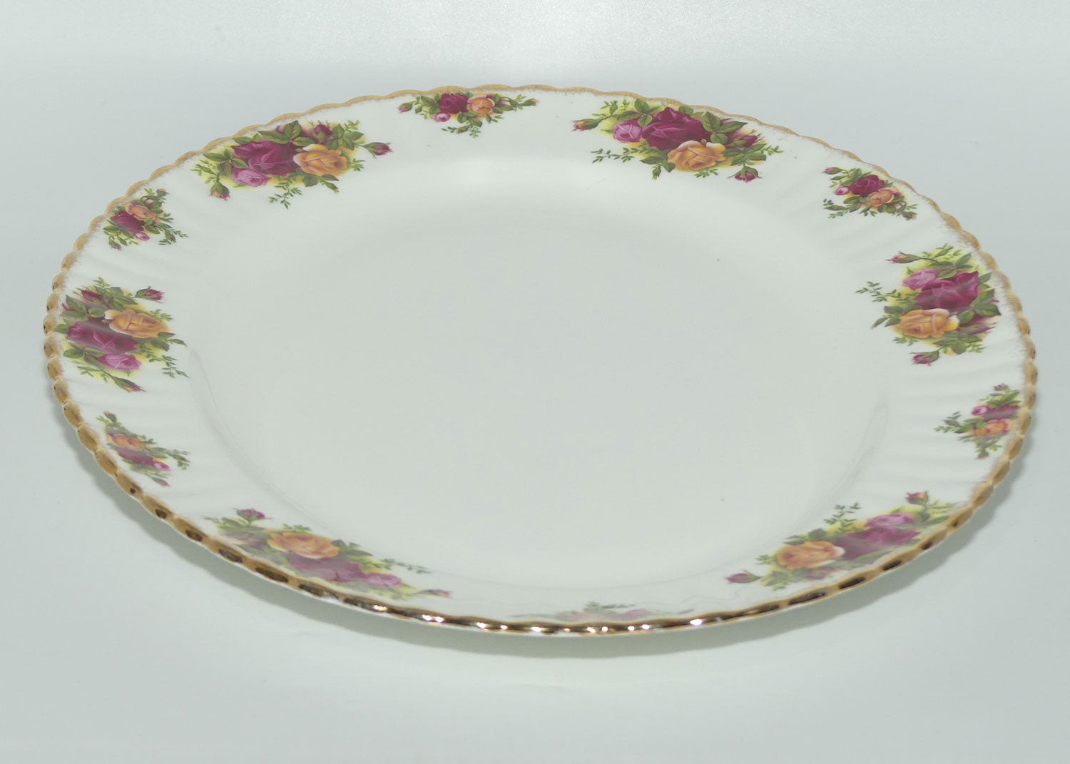 Royal Albert Bone China England Old Country Roses oval meat platter | 38cm | early backstamp |#2|