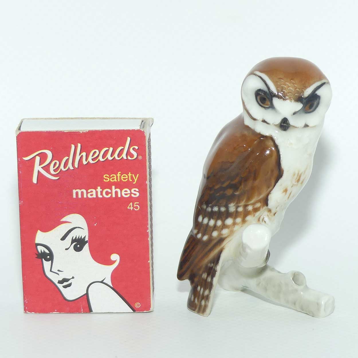 JR Hutschenreuther figure | small Owl on branch