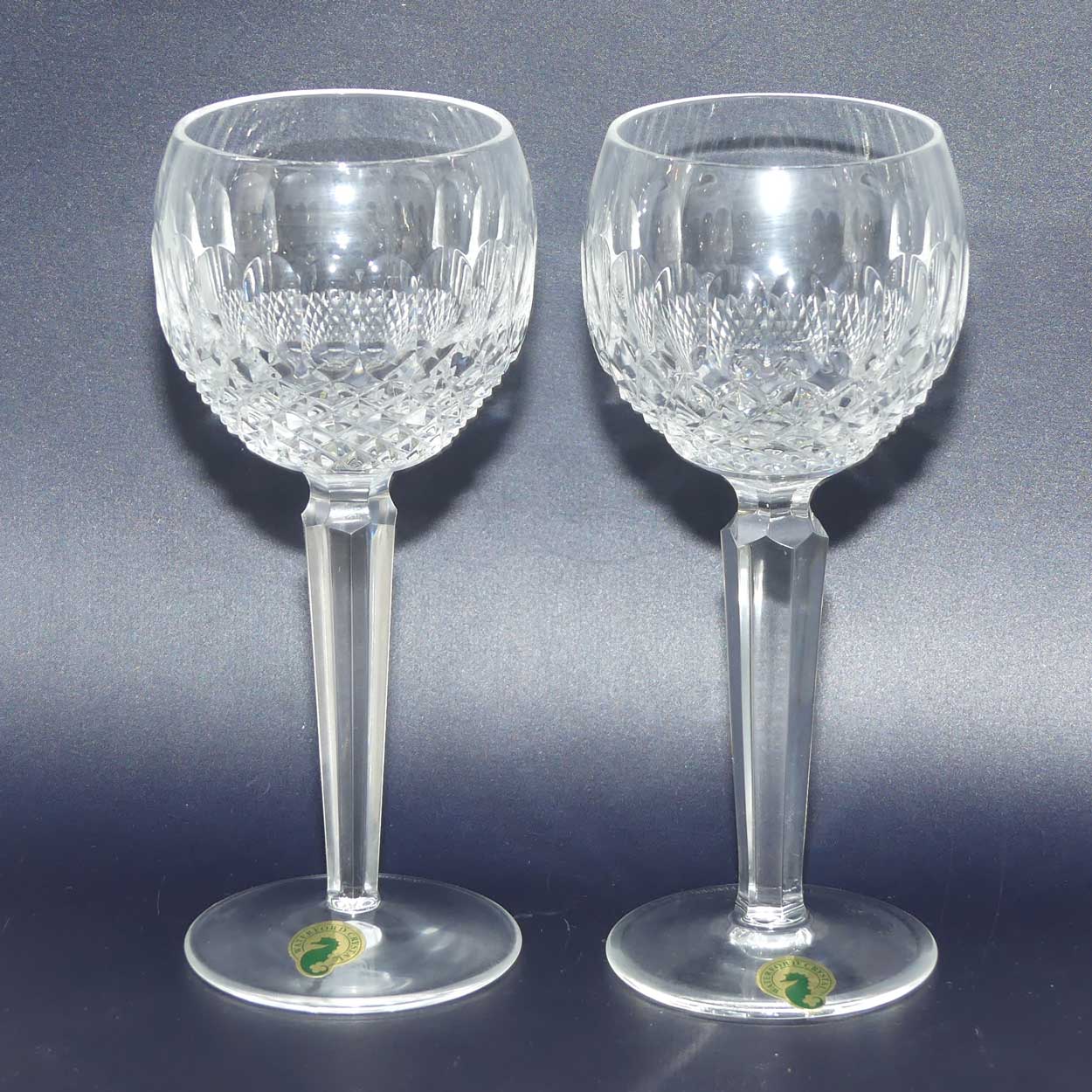 Waterford Crystal Colleen pattern long stem Hock glasses | 150ml