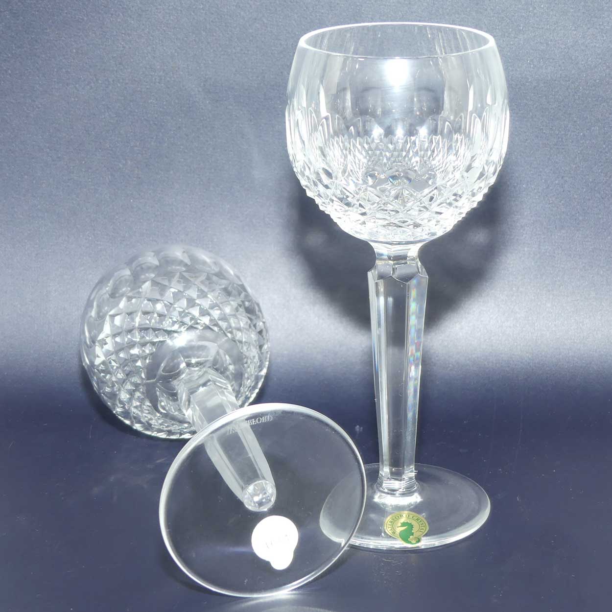 Waterford Crystal Colleen pattern long stem Hock glasses | 150ml