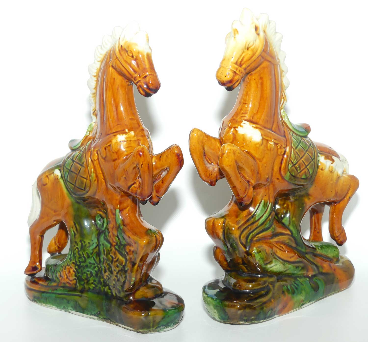 Pair Tang Dynasty style Horses | Stallion and Mare